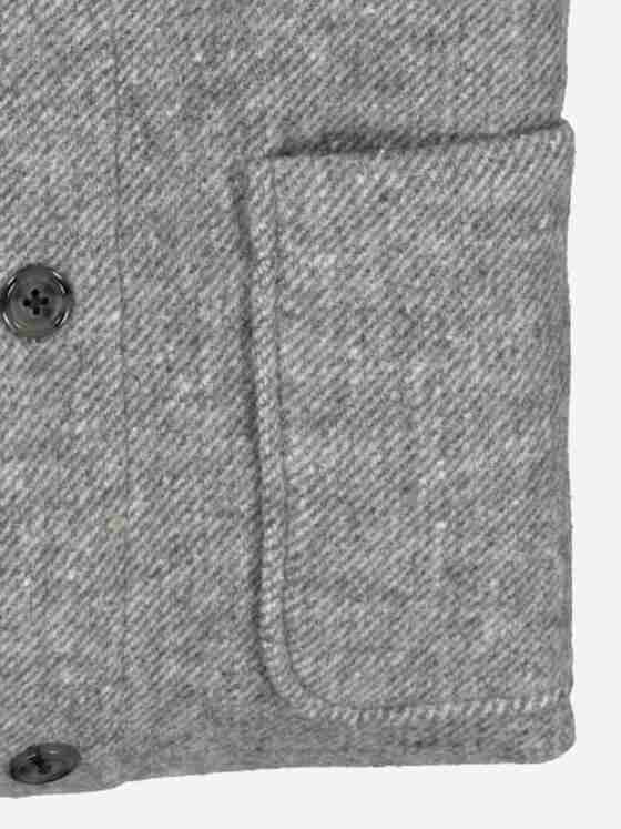 ENGBERS GERMANY Herren Overshirt mit wertigem Schafswollanteil Anthrazit 37873