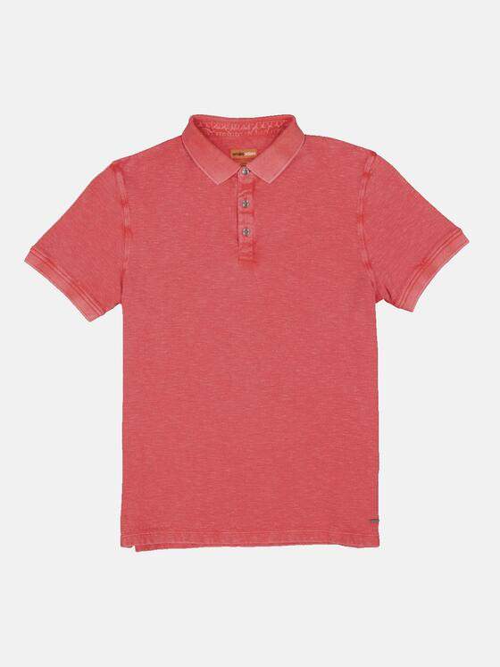 emilio adani Herren Polo-Shirt strukturiert Rot 34312