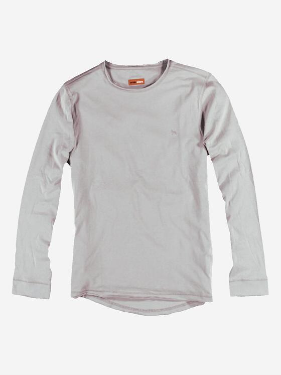 emilio adani Herren Langarm-Shirt "My Favorite" Grau 35663