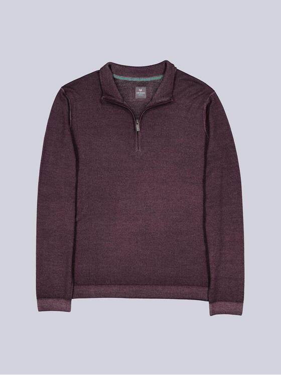 ENGBERS GERMANY Herren Pullover mit Merinowolle Bordeaux 39624