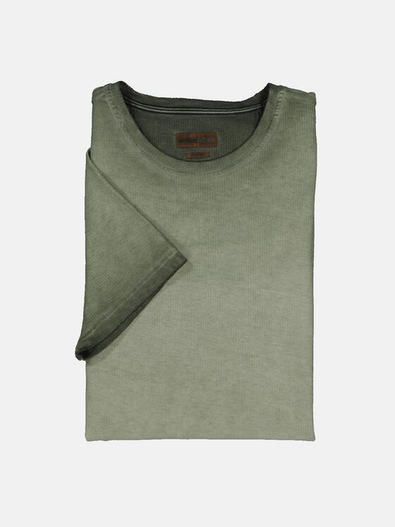 emilio adani Herren T-Shirt slim fit Grün 36787