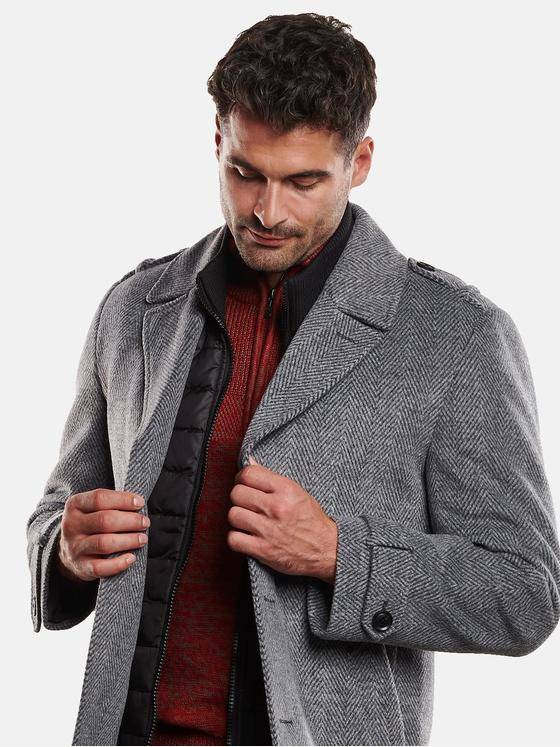 engbers Herren Jacke im Cabanstyle Granitgrau 32256