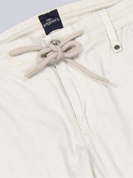 engbers Herren Chino mit Tunnelzug Naturweiss 39118