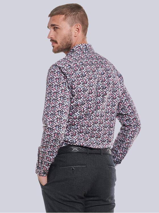 emilio adani Herren Langarm-Hemd Rot 32400