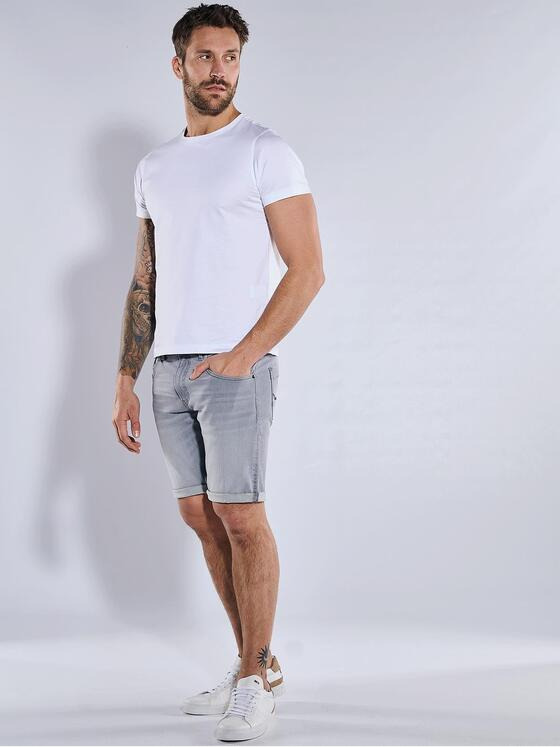 emilio adani Herren Bermuda regular Grau 36609