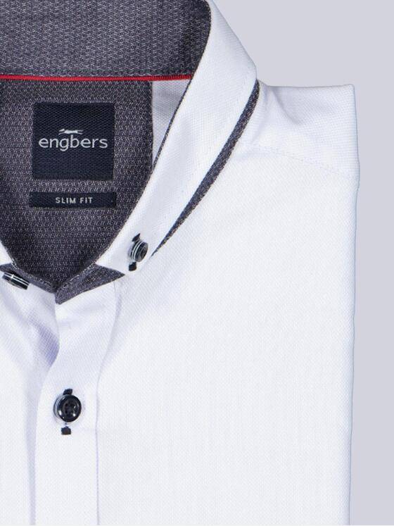 engbers Herren Langarm-Hemd strukturiert Hellblau 39741