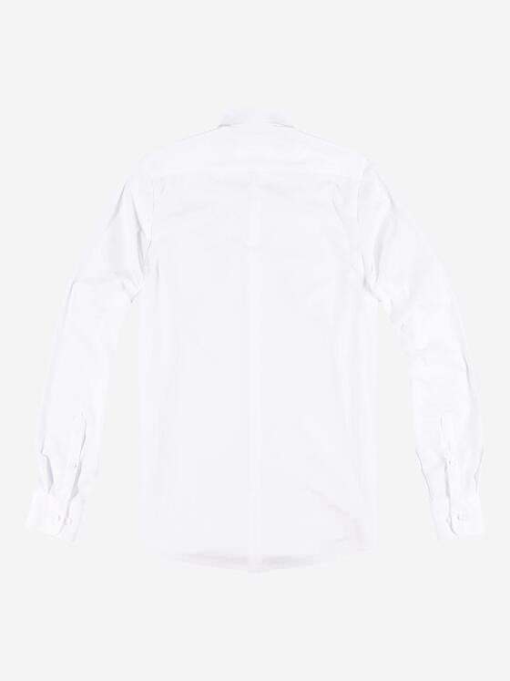emilio adani Herren Funktionshemd langarm Weiß 35110