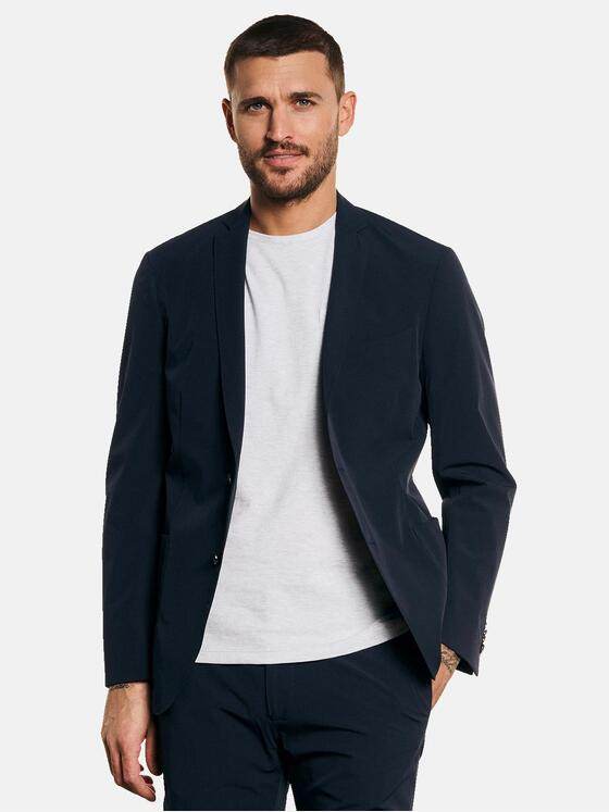 emilio adani Herren Anzug-Sakko slim fit Blau 32743