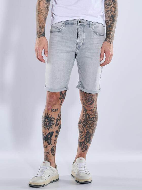 emilio adani Herren Jeans-Shorts regular Grau 39049