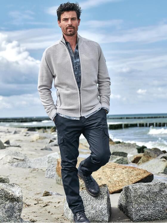 engbers Herren Hose im Cargo-Style Saphirblau 31933