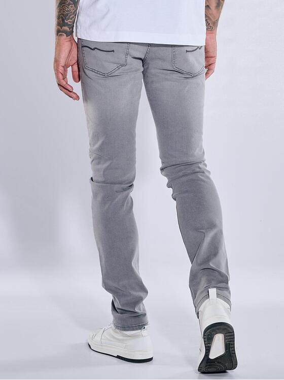 emilio adani Herren Super-Stretch-Jeans regular Grau 37212