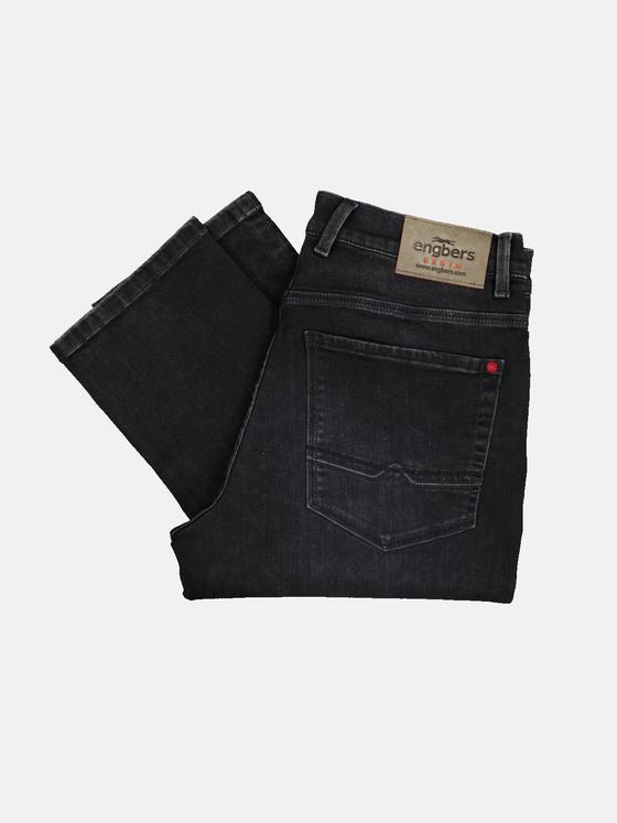 engbers Herren Jeans 5-Pocket Super-Stretch Anthrazit 33118