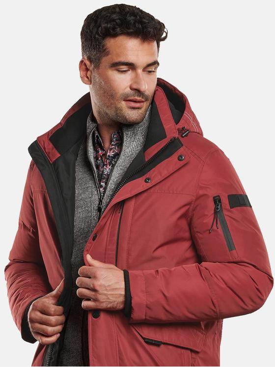 engbers Herren Jacke lang Rot 32306