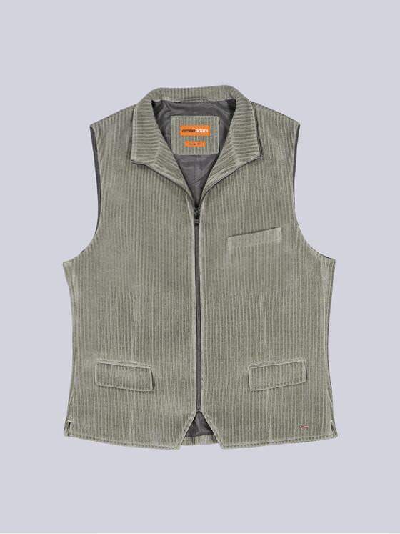 emilio adani Herren Sakko-Weste mit Zipper Mint 39387