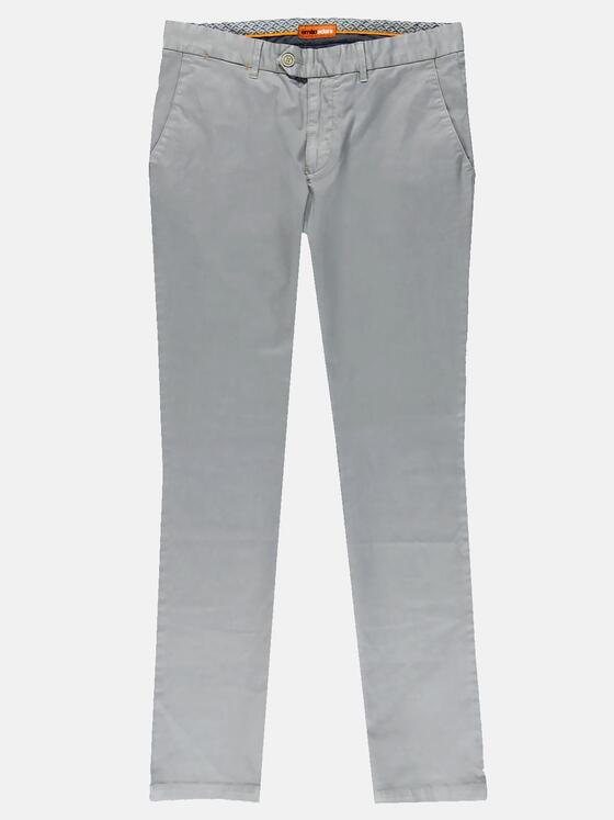emilio adani Herren Hochwertige Chino mit gerader Passform Grau 31149
