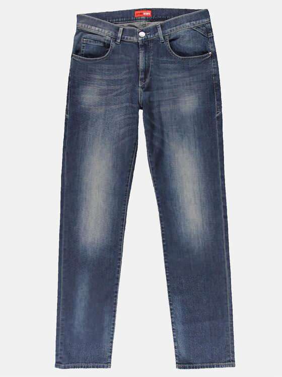 emilio adani Herren Super soft touch Jeans Blau 30923