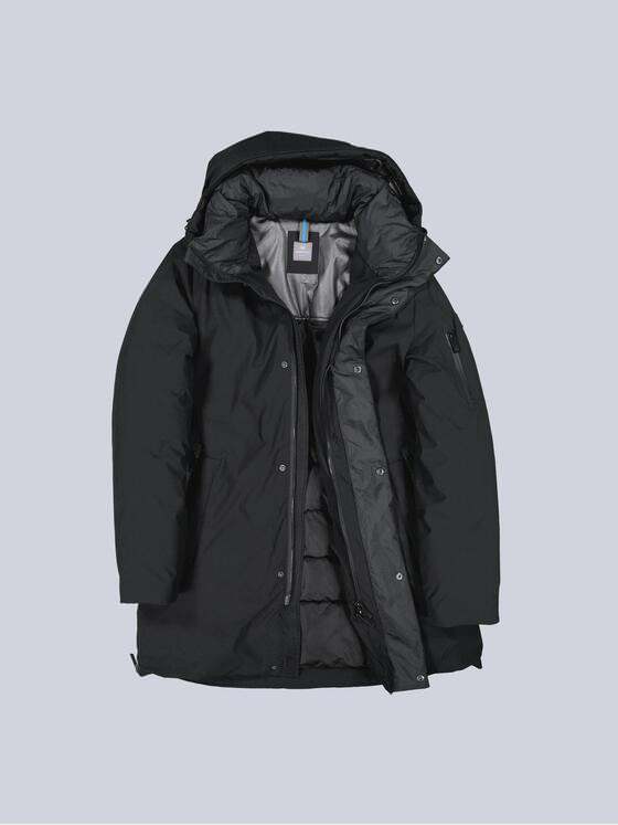 ENGBERS GERMANY Herren Wasserabweisende Jacke Schwarz 39317