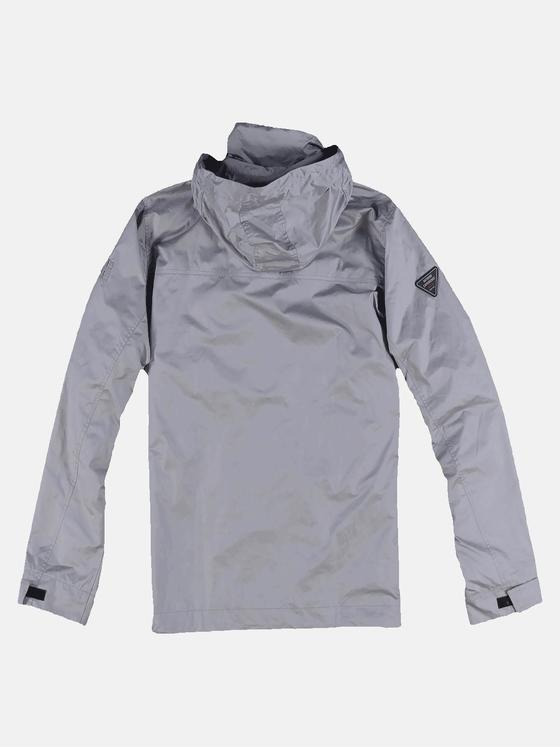 engbers Herren Outdoor-Jacke mit abnehmbarer Kapuze Hellgrau 31026