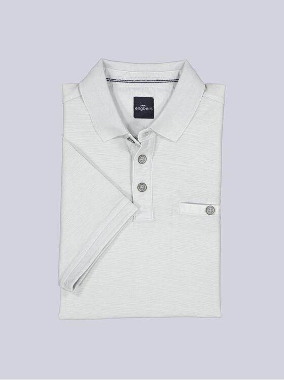 engbers Herren Polo-Shirt strukturiert Grau 38982
