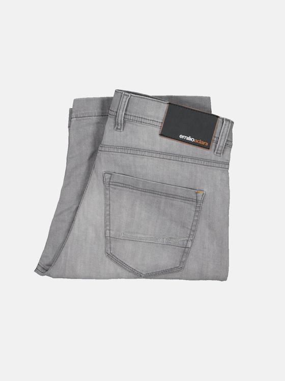 emilio adani Herren Denim-Bermuda Grau 33181
