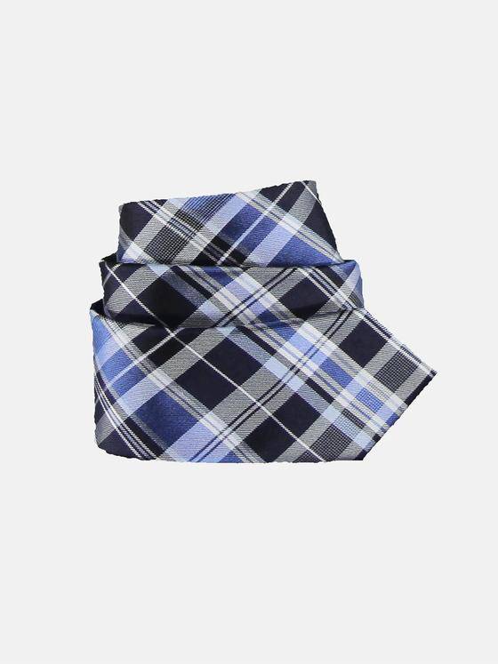 engbers Herren Krawatte kariert Blau 31378