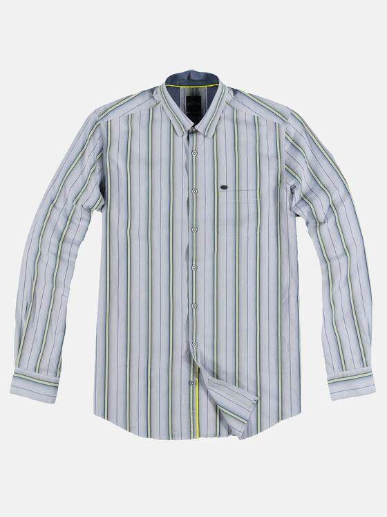 engbers Herren Sommerliches Streifenhemd Saphirblau 29478