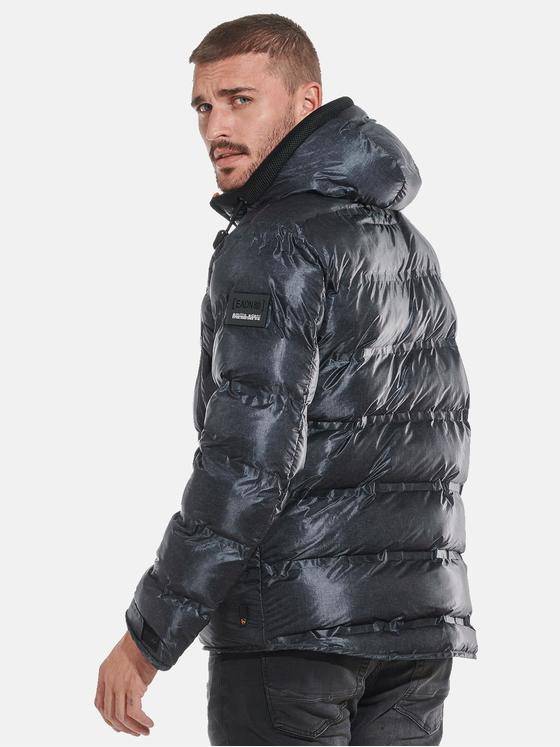 emilio adani Herren Jacke mit wasserdichten Zippern Grau 31839