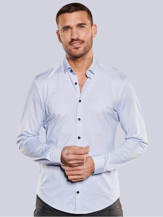 emilio adani Herren Funktionshemd langarm Blau 35111