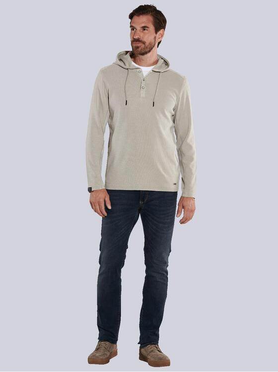 engbers Herren Langarm-Shirt uni Braun 35678