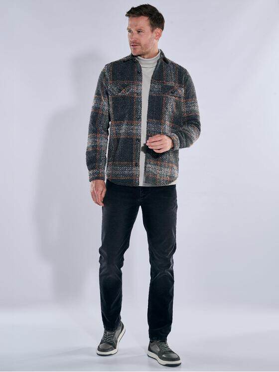 engbers Herren Overshirt in Teddy-Qualität Rostorange 39469