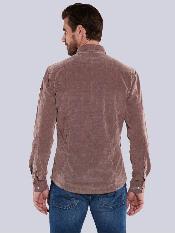 engbers Herren Langarm-Hemd uni Rot 35542