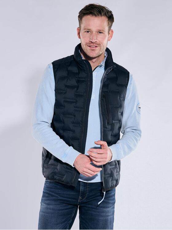 engbers Herren Steppweste regular Blau 38241