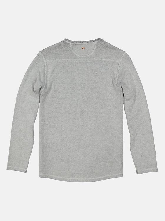 emilio adani Herren Pullover slim fit Grau 35248
