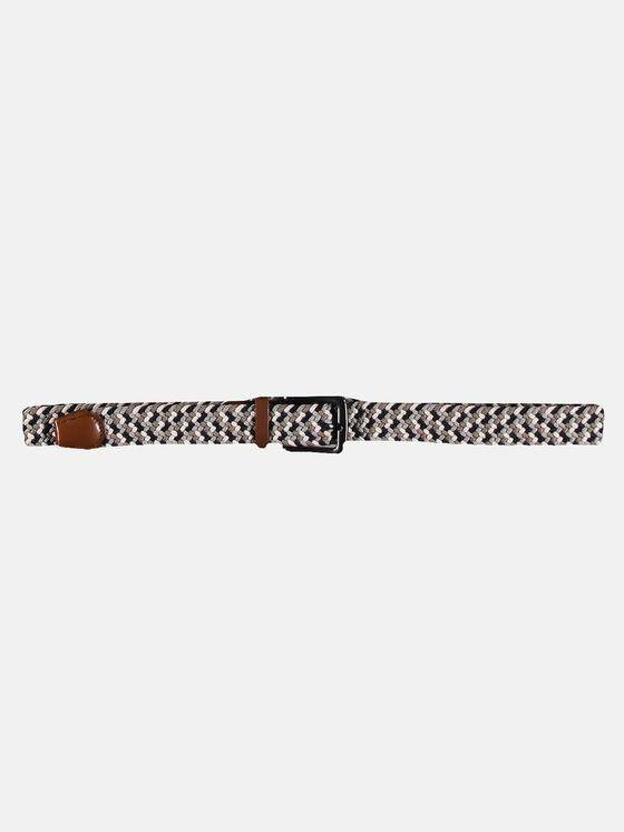 engbers Herren Modischer Flechtgürtel mit Elastic-Einsatz Brilliantblau 29462