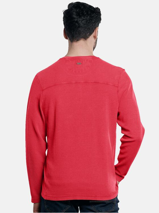 engbers Herren Henley Shirt Tomatenrot 31115