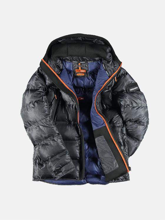 emilio adani Herren Jacke mit wasserdichten Zippern Grau 31839