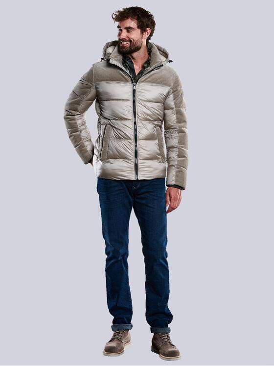 engbers Herren Jacke mit abnehmbarer Kapuze Beige 33536