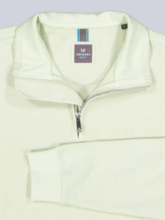 ENGBERS GERMANY Herren Sweatshirt aus edlem Jerseymaterial Hellgelb 38553