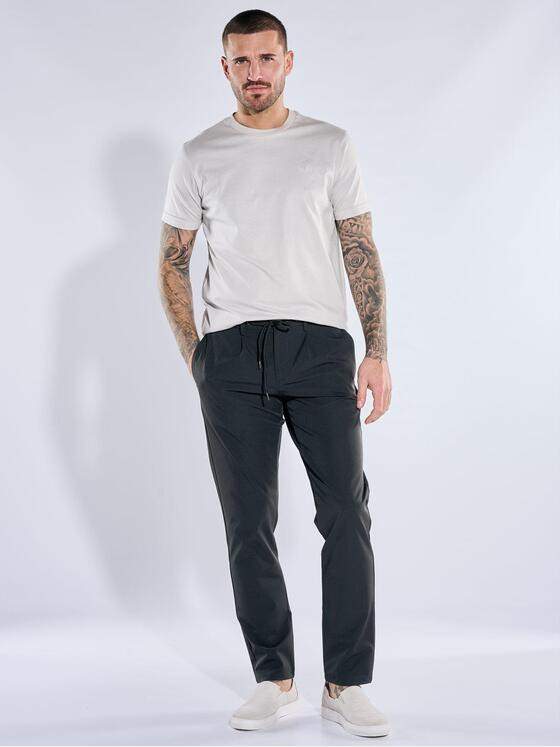 emilio adani Herren Elastische Anzughose Schwarz 40135