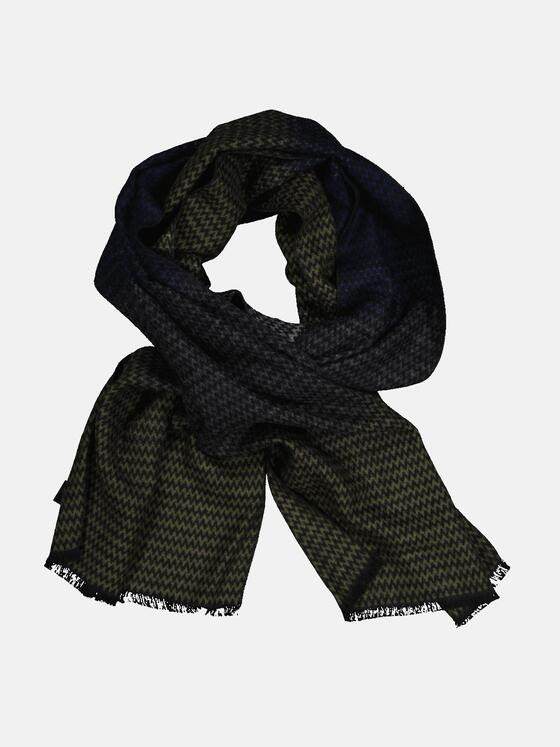 engbers Herren Schal gemustert Blau 35946