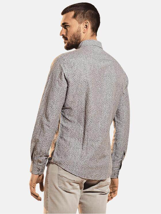 emilio adani Herren Modisches Freizeit-Hemd Beige 31541