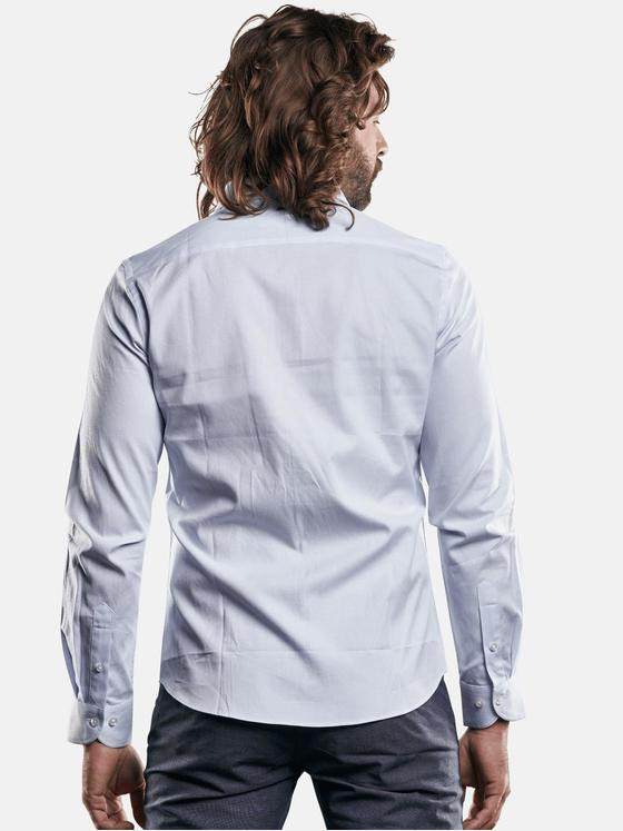 emilio adani Herren Hemd in merzerisierter Qualität Blau 29524