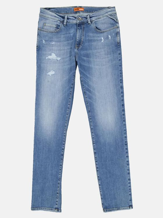 emilio adani Herren Super-Stretch-Jeans slim fit Blau 36253