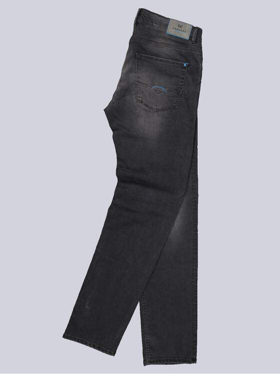 ENGBERS GERMANY Herren Super-Stretch-Jeans mit einezigartigen Wascheffekten Schwarz 35545