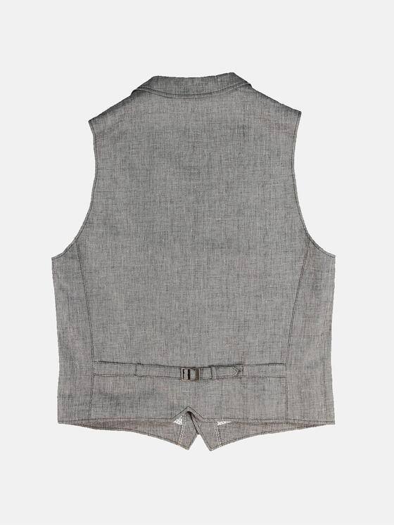 engbers Herren Hochwertige Sakko-Weste Hellgrau 31507