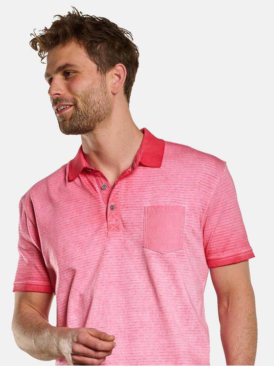 engbers Herren Polo-Shirt strukturiert Violett 33132
