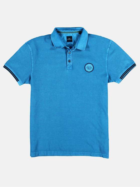 engbers Herren Sommerliches Poloshirt Tuerkis 29236