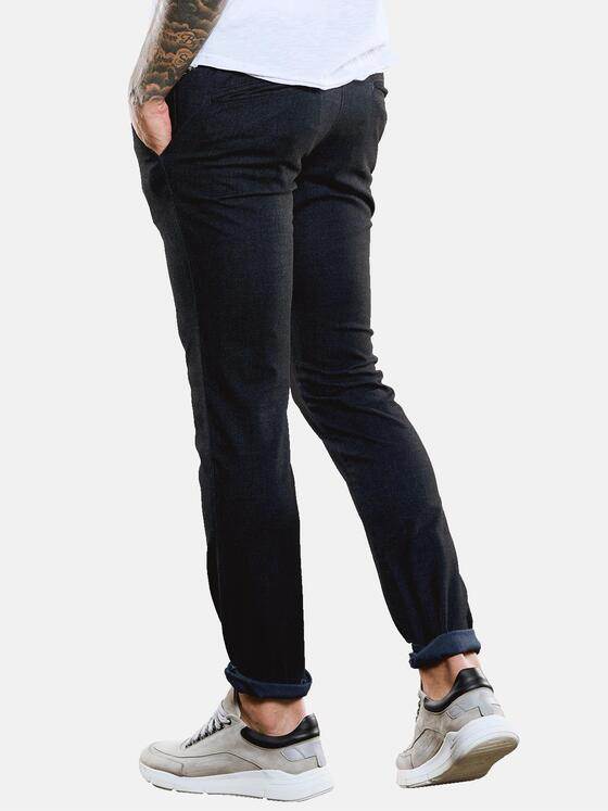 emilio adani Herren Chino mit Tunnelzug Blau 33326