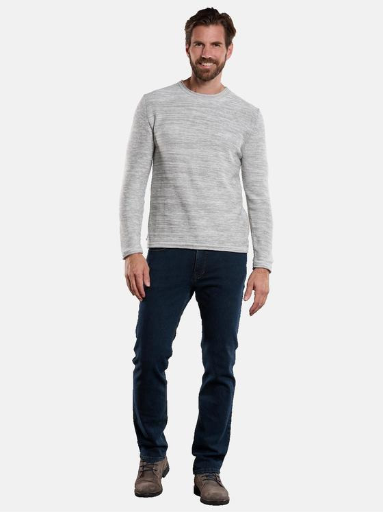 engbers Herren Pullover Rundhals Grau 34137