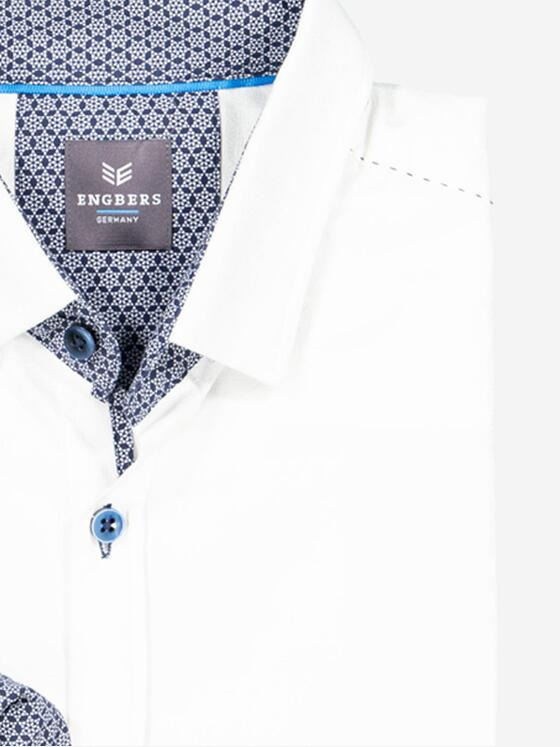 engbers Herren Langarm-Hemd "My Favorite" Weiß 34855